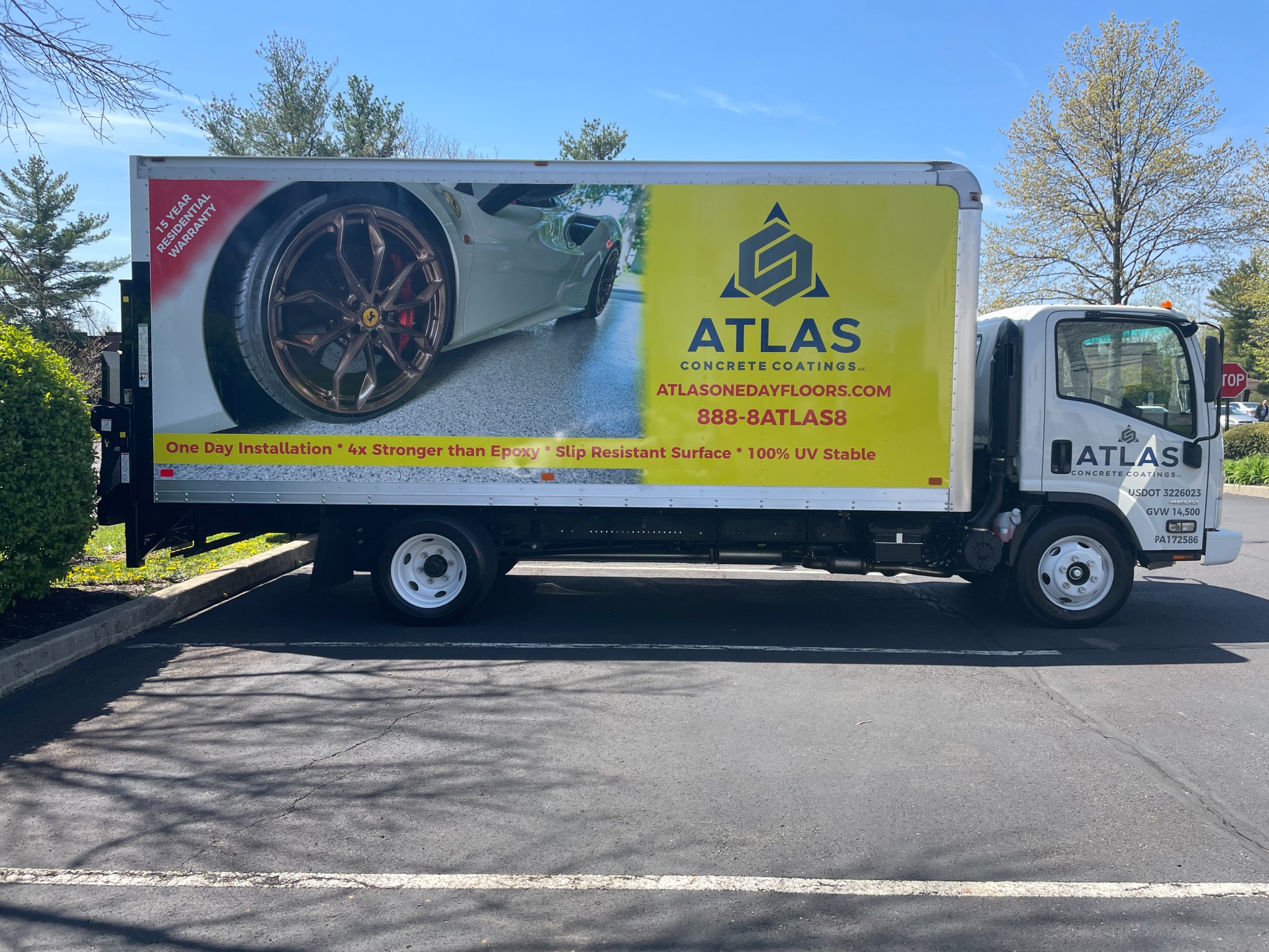 Atlas Concrete Coatings truck